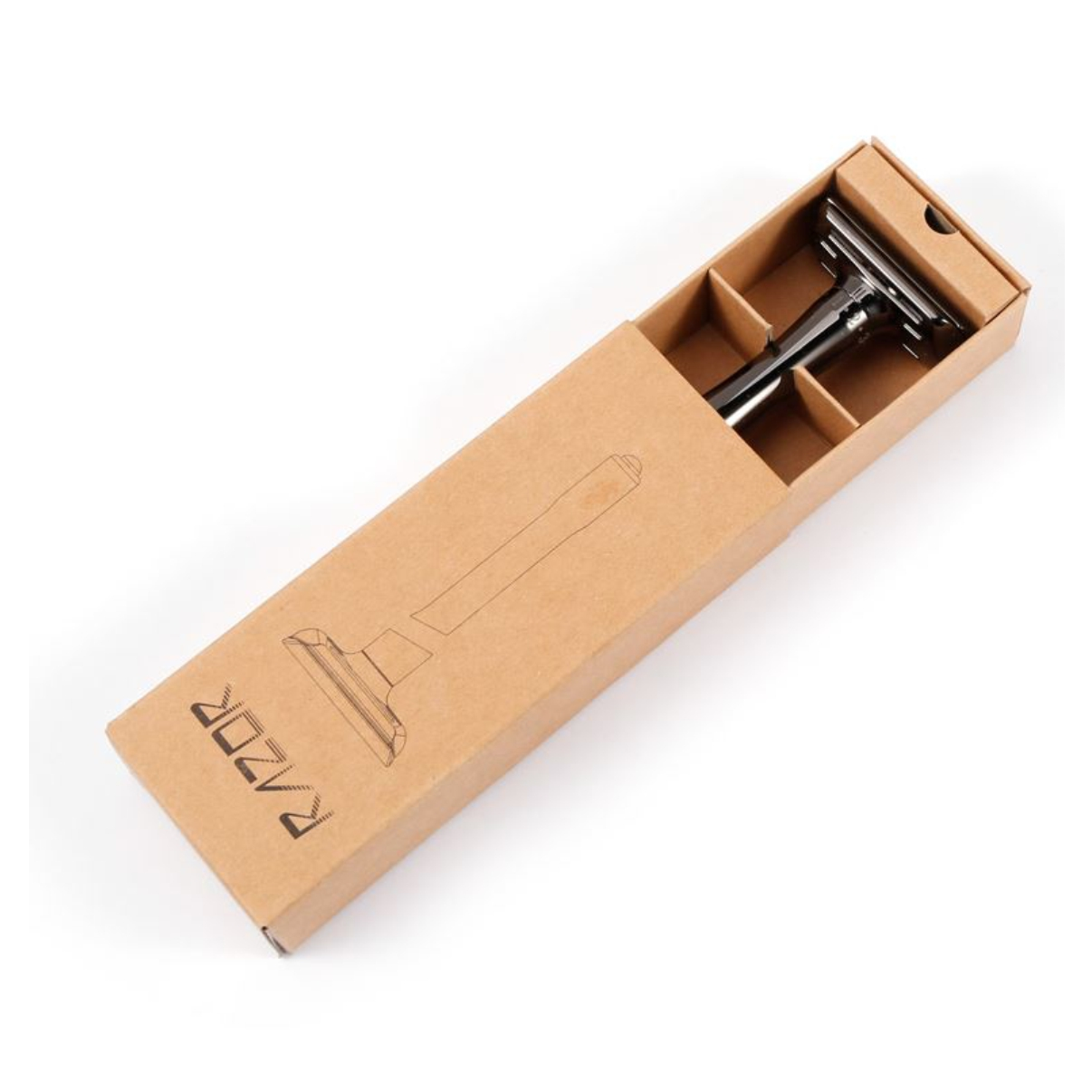 Afeitadora Imperial de Latón Premium + Cuchillas doble filo (10uni)